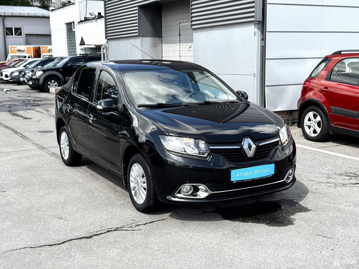 Renault, Logan, 1598, 113, бензин, седан, механика, передний привод, среднее состояние, левый, черный, 1 045 000 ₽