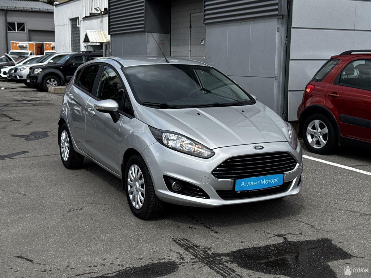 Ford, Fiesta, 1596, 105, бензин, хэтчбек, робот, передний привод, среднее состояние, левый, серебряный, 1 019 000 ₽